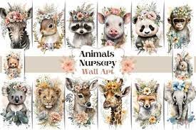 Printable Baby Animals Nuersery Wall
