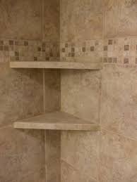 Tile Shower Shelves Bathroom Remodel
