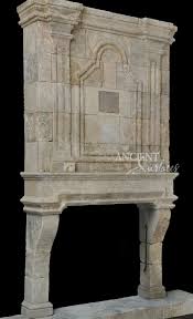 Antique Stone Fireplace Mantles