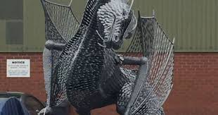 Preserving Huge Dragon Sculpture