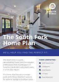 South Fork Home Plan Kurk Homes Design