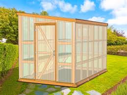 Wooden Greenhouse Building