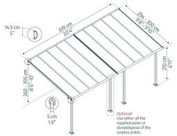 Olympia 10 Ft X 20 Ft Patio Cover Kit