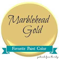 Favorite Paint Color Marblehead Gold
