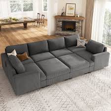 Honbay Convertible Sectional Sofa U