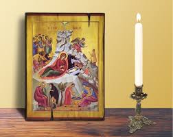 Nativity Of Christ Icon Large 19x24