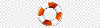 Aeon Help Orange And White Buoy Icon