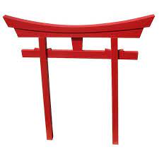 Red Japanese Shinto Torii Gate