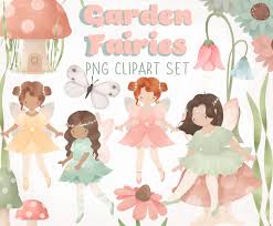 Fairy Garden Clipart Pack 27 Pngs