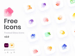 Free Glass Icons Pack By Hassan Ali