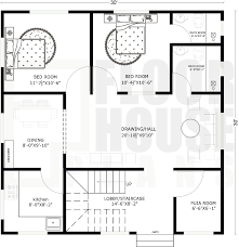 30ft By 30ft House Plan With Two Bhk