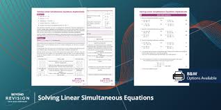 Solving Linear Simultaneous Equations