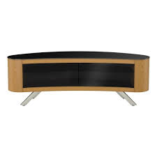Affinity Bay 1 5m Curved Tv Stand Oak