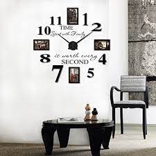 Frame Diy 3d Wall Clock For Home Decor