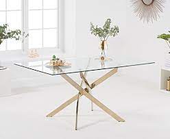 Gold Leg Dining Table