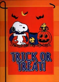 Peanuts Garden Flag Snoopy As Vampire With Woodstock Trick Or Treat 2016 Release