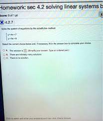 Sec 4 2 Solving Linear Systems Score