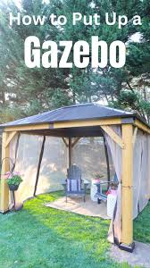 How To Put Up A Gazebo In Your Backyard