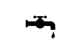 Water Faucet Icon Vector Eps 10 Gráfico