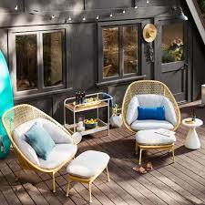 Modern Outdoor Wicker Lounge Chair