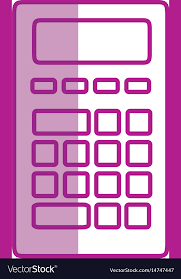 Calculator Math Isolated Icon Royalty