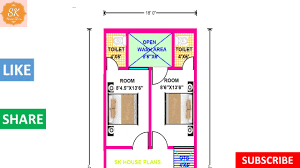 House Plan 18 X 50 900 Sq Ft 100