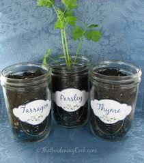 Free Herb Plant Labels For Mason Jars