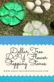 Dollar Tree Diy Flower Stepping Stones