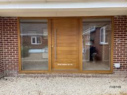 Contemporary Front Doors Oak Iroko And