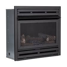 Pleasant Hearth 28 In Zero Clearance Firebox With Ng Gas Log Insert