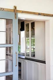 Hall Laundry Room Sliding Door On Rails