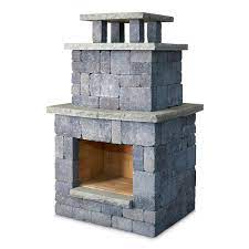 Necessories Compact Outdoor Fireplace Bluestone