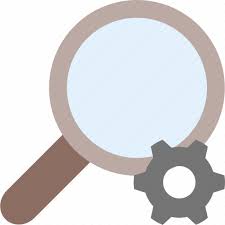 Cog Configure Magnifying Glass