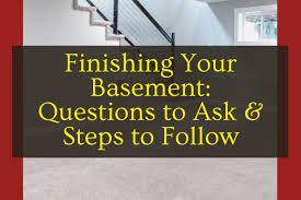 Finishing Your Basement Questions To