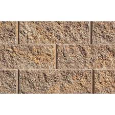 Sapphire 6 In H X 17 25 In W X 12 In D Santa Fe Concrete Retaining Wall Block 27 Pieces 20 25 Sq Ft Pallet