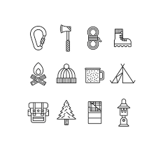 Free Camping Vector Icon Sets For