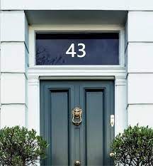 Modern Door Numbers House Numbers