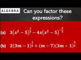 Factoring With Rational Exponents