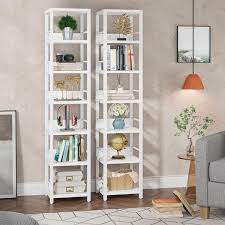 Narrow Bookcase Bookshelf Storage Rack