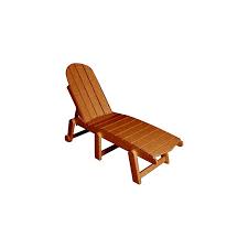 Recycled Plastic Chaise Lounge No Arms