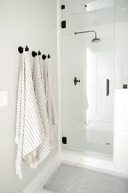 Oil Rubbed Bath Towel Hooks With Gray