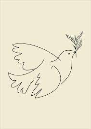Pablo Picasso The Dove Bird Print One