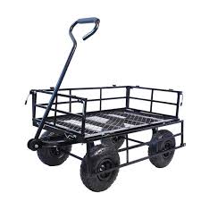 Metal Wagon Cart Garden Cart Trucks