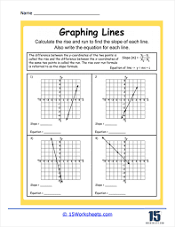 Graphing Lines Worksheets 15