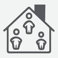 Family Home Icon Vector Art Icons And