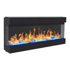 3 Sided Built In Inset Electric Fires