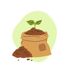 Cartoon Flat Icon Of Organic Composting