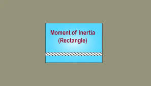 what is moment of inertia of rectangle
