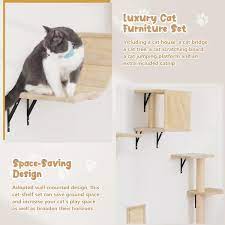 Coziwow 5 Pieces Wall Mounted Cat Tree