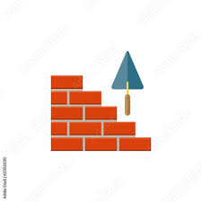 Bricks Icon Building Material Icon